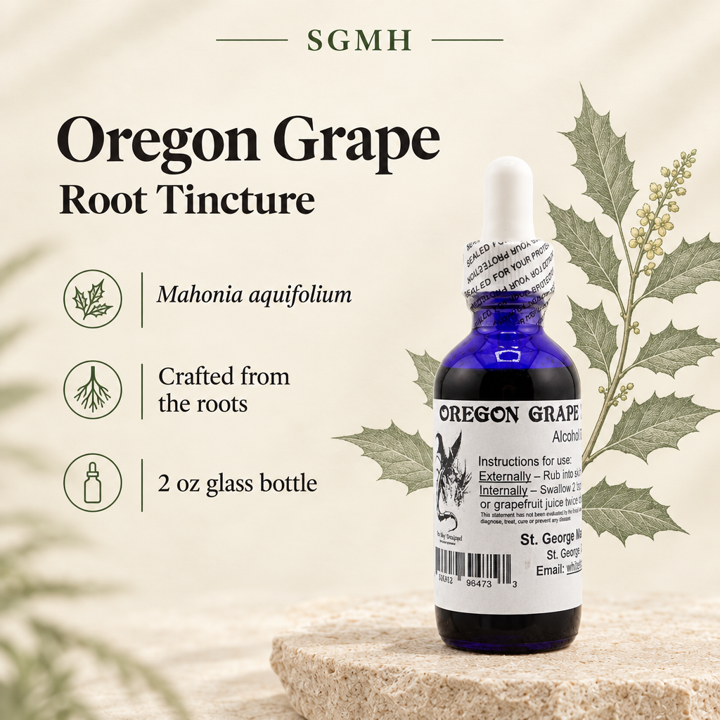 SGMH Oregon Grape root tincture graphic