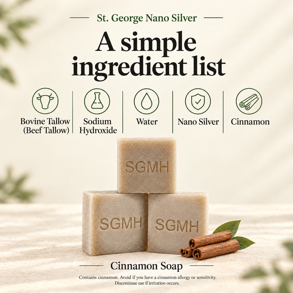 Cinnamon soap ingredient graphic